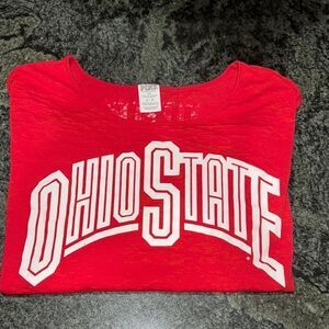 Ohio State Red Long Sleeve Shirt